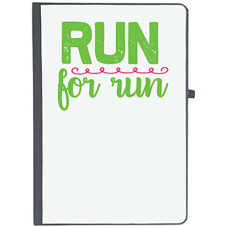                       UDNAG Ruled Notebook Diary 'Running | Run for run', [A5 80Pages 80GSM]                                              