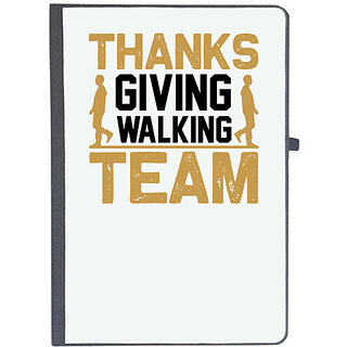                       UDNAG Ruled Notebook Diary 'Walking | Thanks giving walking team', [A5 80Pages 80GSM]                                              