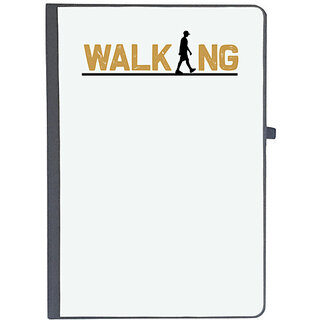                       UDNAG Ruled Notebook Diary 'walking | Walking', [A5 80Pages 80GSM]                                              
