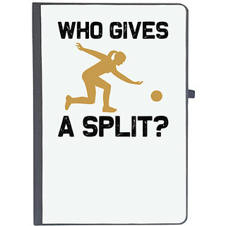                       UDNAG Ruled Notebook Diary 'Gaming | Who gives a split ?', [A5 80Pages 80GSM]                                              