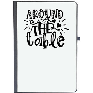                       UDNAG Ruled Notebook Diary 'Family | around the table', [A5 80Pages 80GSM]                                              