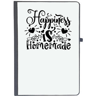                       UDNAG Ruled Notebook Diary 'Family | Happiness Is Homemade', [A5 80Pages 80GSM]                                              