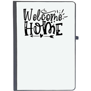                       UDNAG Ruled Notebook Diary 'Family | Welcome home', [A5 80Pages 80GSM]                                              