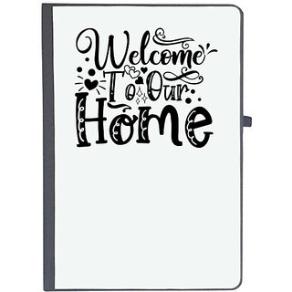                       UDNAG Ruled Notebook Diary 'Family | Welcome To Our Home', [A5 80Pages 80GSM]                                              