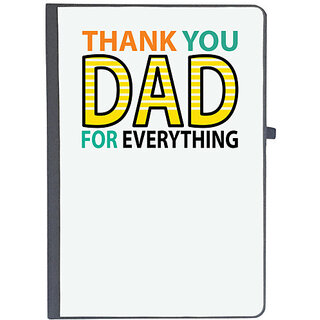                       UDNAG Ruled Notebook Diary 'Fathers Day | Thank you dad for everything', [A5 80Pages 80GSM]                                              