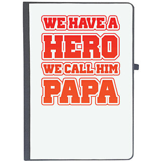                       UDNAG Ruled Notebook Diary 'Fathers Day | Cool daddy Tshirt design', [A5 80Pages 80GSM]                                              
