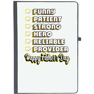                       UDNAG Ruled Notebook Diary 'Fathers Day | Cool Daddy Tshirt design', [A5 80Pages 80GSM]                                              