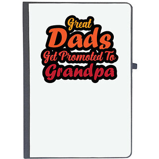                       UDNAG Ruled Notebook Diary 'Fathers Day | Cool Dady tshirt design', [A5 80Pages 80GSM]                                              