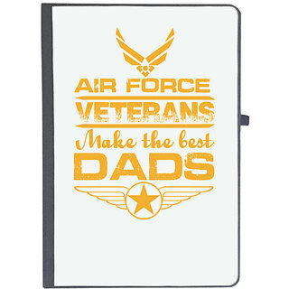                       UDNAG Ruled Notebook Diary 'Fathers Day | Air force veterans make the best Dads', [A5 80Pages 80GSM]                                              