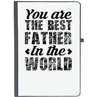                       UDNAG Ruled Notebook Diary 'Fathers Day | You are the best father in the world', [A5 80Pages 80GSM]                                              