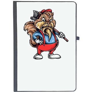                       UDNAG Ruled Notebook Diary 'Characters | Chip Wood Cutter', [A5 80Pages 80GSM]                                              