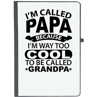                       UDNAG Ruled Notebook Diary 'Fathers Day | i called papa', [A5 80Pages 80GSM]                                              