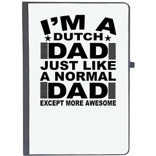                       UDNAG Ruled Notebook Diary 'Fathers Day | i_m a dutch', [A5 80Pages 80GSM]                                              
