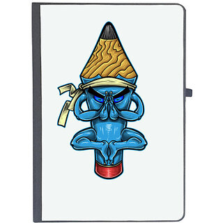                       UDNAG Ruled Notebook Diary 'Characters | Pencil Monk', [A5 80Pages 80GSM]                                              