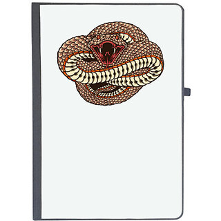                       UDNAG Ruled Notebook Diary 'Anaconda | Wild And Dangerous', [A5 80Pages 80GSM]                                              