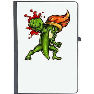                       UDNAG Ruled Notebook Diary 'Characters | Brush Fighter', [A5 80Pages 80GSM]                                              