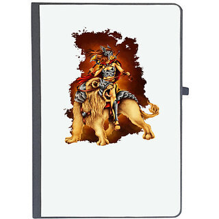                       UDNAG Ruled Notebook Diary 'Warrior | The Lion Rider', [A5 80Pages 80GSM]                                              