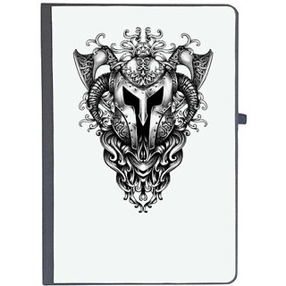                       UDNAG Ruled Notebook Diary 'Viking | The Armor Of Viking', [A5 80Pages 80GSM]                                              