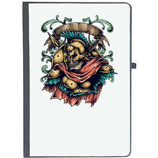                       UDNAG Ruled Notebook Diary 'Death | Undead Spartan', [A5 80Pages 80GSM]                                              