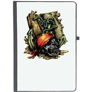                       UDNAG Ruled Notebook Diary 'Death | Dead Pirate', [A5 80Pages 80GSM]                                              