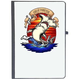                      UDNAG Ruled Notebook Diary 'Ocean King | Great Forever', [A5 80Pages 80GSM]                                              