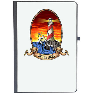                       UDNAG Ruled Notebook Diary 'Lighthouse | Be the Light', [A5 80Pages 80GSM]                                              