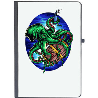                       UDNAG Ruled Notebook Diary 'Death | Octopus', [A5 80Pages 80GSM]                                              