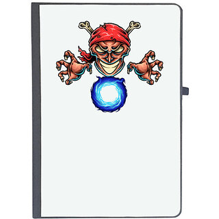                       UDNAG Ruled Notebook Diary 'Death | Pirate Magician', [A5 80Pages 80GSM]                                              
