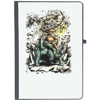                       UDNAG Ruled Notebook Diary 'Death | The Wise Oldman', [A5 80Pages 80GSM]                                              