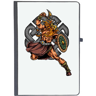                       UDNAG Ruled Notebook Diary 'Viking | Viking Warrior', [A5 80Pages 80GSM]                                              