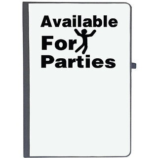                       UDNAG Ruled Notebook Diary 'Party | available for parties', [A5 80Pages 80GSM]                                              