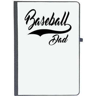                       UDNAG Ruled Notebook Diary 'Fathers Day | baseball dad,i', [A5 80Pages 80GSM]                                              