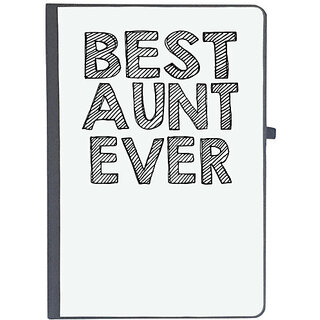                       UDNAG Ruled Notebook Diary 'Aunty | best aunt ever', [A5 80Pages 80GSM]                                              