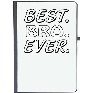                       UDNAG Ruled Notebook Diary 'Borther | best bro ever', [A5 80Pages 80GSM]                                              