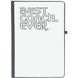                       UDNAG Ruled Notebook Diary 'Coach | best coach ever', [A5 80Pages 80GSM]                                              