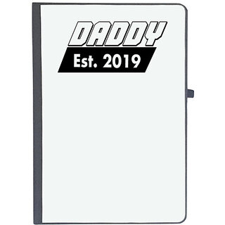                       UDNAG Ruled Notebook Diary 'Father | daddy est. 2019', [A5 80Pages 80GSM]                                              