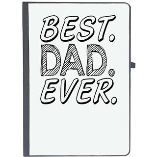                       UDNAG Ruled Notebook Diary 'Father | best dad ever', [A5 80Pages 80GSM]                                              