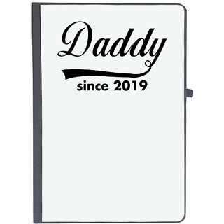                       UDNAG Ruled Notebook Diary 'Father | daddy since 2019', [A5 80Pages 80GSM]                                              
