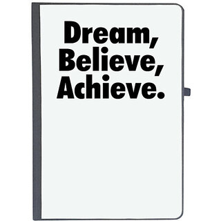                       UDNAG Ruled Notebook Diary 'Dream | dream, believe, achieve', [A5 80Pages 80GSM]                                              