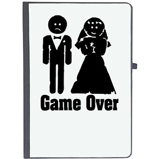                       UDNAG Ruled Notebook Diary 'Wedding | game over', [A5 80Pages 80GSM]                                              