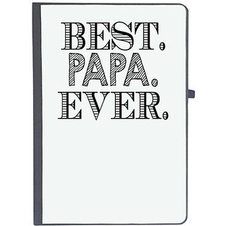                       UDNAG Ruled Notebook Diary 'Father | best papa ever', [A5 80Pages 80GSM]                                              