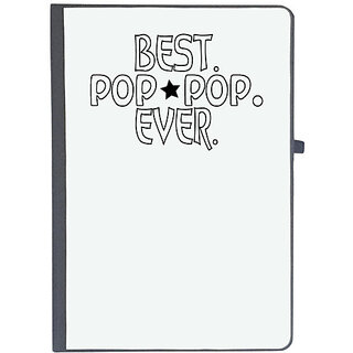                       UDNAG Ruled Notebook Diary 'Pop | best pop pop ever', [A5 80Pages 80GSM]                                              