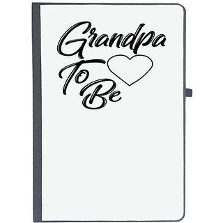                       UDNAG Ruled Notebook Diary 'Grand Father | grandpa to be', [A5 80Pages 80GSM]                                              
