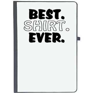                       UDNAG Ruled Notebook Diary 'Shirt | best shirt ever', [A5 80Pages 80GSM]                                              