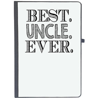                       UDNAG Ruled Notebook Diary 'Uncle | best uncle ever', [A5 80Pages 80GSM]                                              