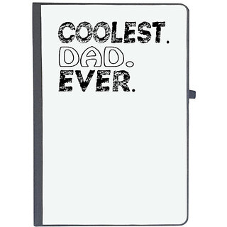                       UDNAG Ruled Notebook Diary 'Father | coolest dad ever', [A5 80Pages 80GSM]                                              