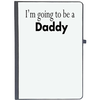                       UDNAG Ruled Notebook Diary 'Parents | i am going to be a daddy', [A5 80Pages 80GSM]                                              