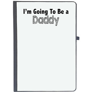                       UDNAG Ruled Notebook Diary 'Parents | i am going to be a daddy,n', [A5 80Pages 80GSM]                                              
