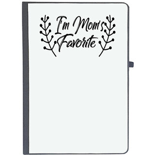                       UDNAG Ruled Notebook Diary 'Mother | i am mom's favorite', [A5 80Pages 80GSM]                                              