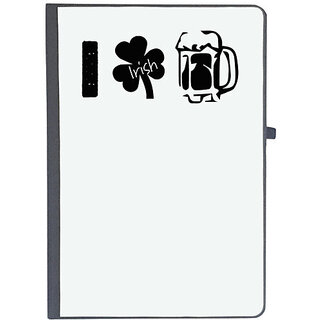                       UDNAG Ruled Notebook Diary 'Beer | I love irish beer', [A5 80Pages 80GSM]                                              